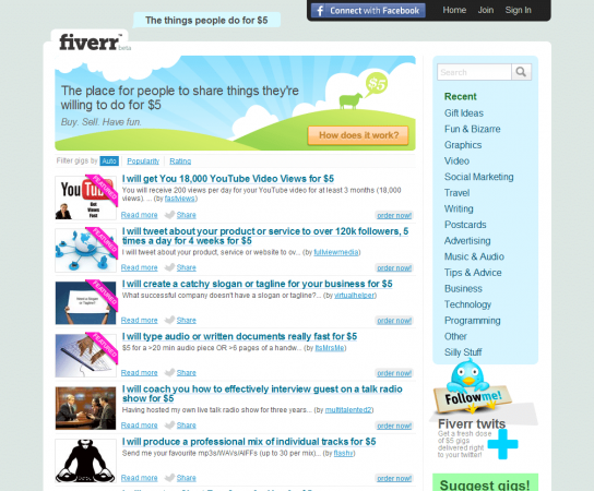 Tudo o que você precisar (ou pensar) por 5 dólares