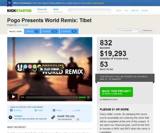 Kickstarter: ajude os mais variados projetos