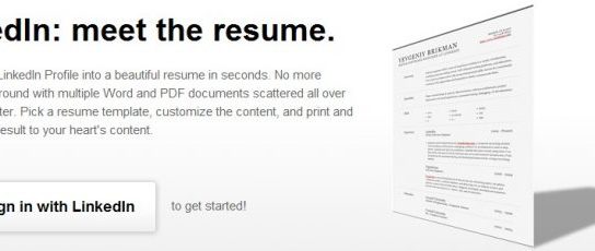 Torne seu perfil do LinkedIn em um currículo