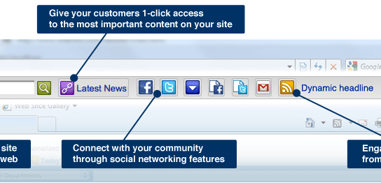 Crie sua barra de ferramentas personalizada