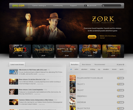 Compre jogos antigos por até 9 dólares