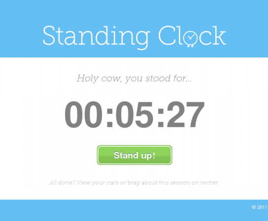 Controle o tempo que você passa sentado