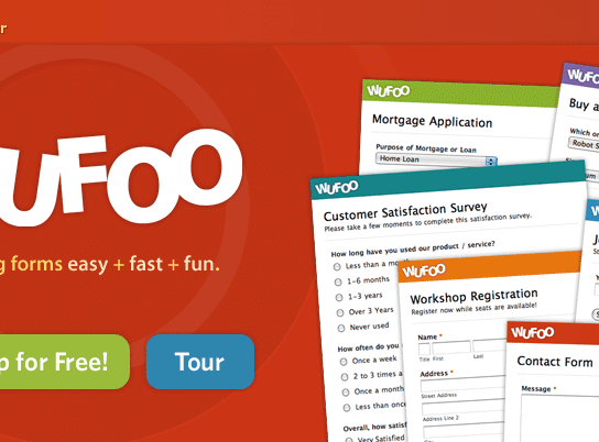 Crie formulários online com o Wufoo