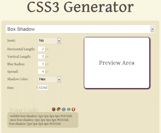 Criando efeitos com CSS3 online