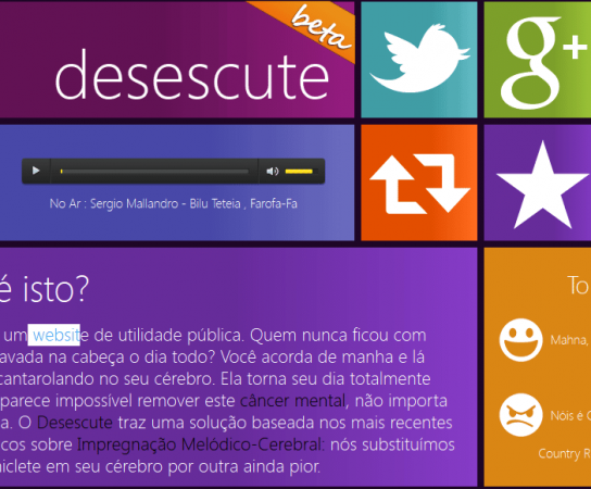 Tire aquela música da sua cabeça