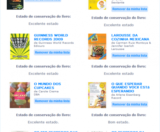 Troca de livros online