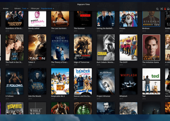 Instalando o Popcorn Time no Fedora