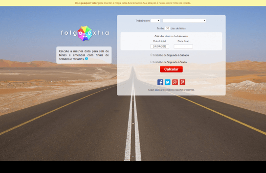 Calcule o melhor período para suas férias