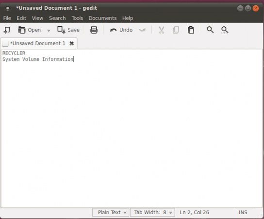 Esconda os arquivos do Windows no Linux