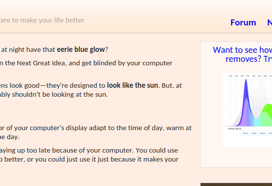 Diminua o cansaço nos olhos com o Flux
