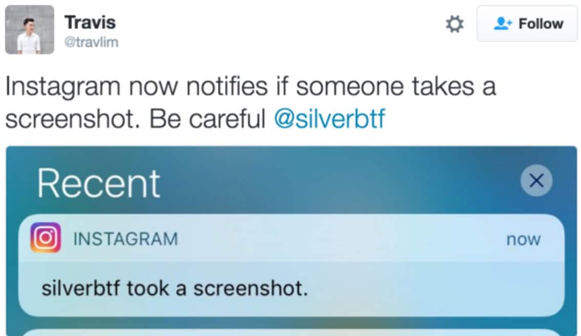 Instagram agora avisa quando tiram screenshot de mensagens