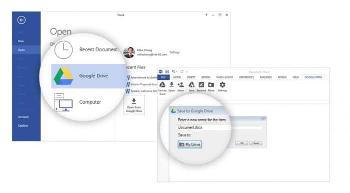 Adicione o Dropbox e Google Drive como locais no Office 2